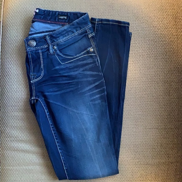 BeRock for Express Leggings Jean - US 0 - Picture 11 of 13